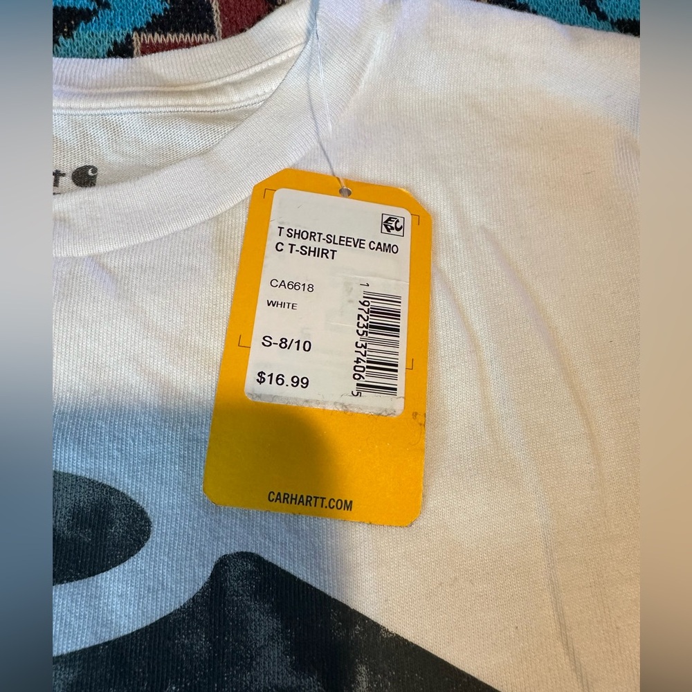 Carhartt Youth White Graphic T-Shirt - Picture 4 of 4